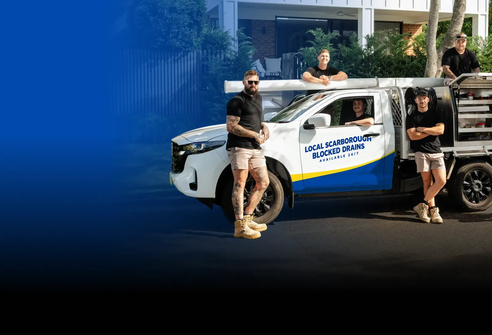 Local Scarborough Blocked Drains team with the ute